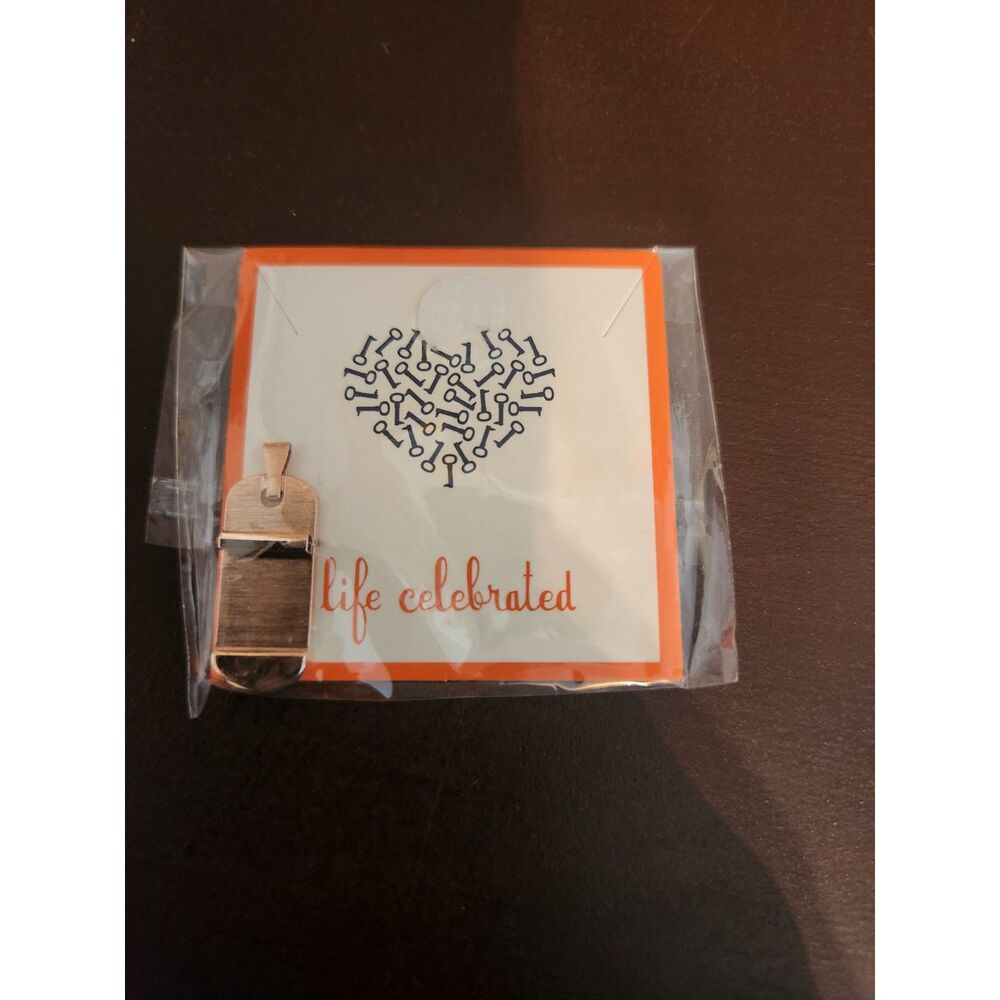NIPT Keep Collective "Mini ID Pendant - Rose Gold" Jewelry Charm KN010RG